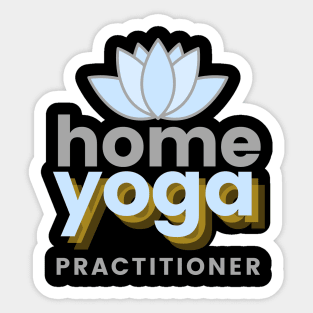 YOGA AT HOME Sticker